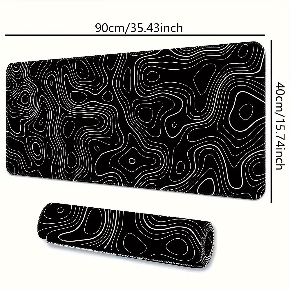 Extra-Large Gaming Mouse Pad with Stitched Edges & Non-Slip Rubber Base – Perfect for Desk Setup