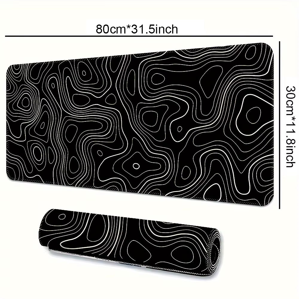 Extra-Large Gaming Mouse Pad with Stitched Edges & Non-Slip Rubber Base – Perfect for Desk Setup