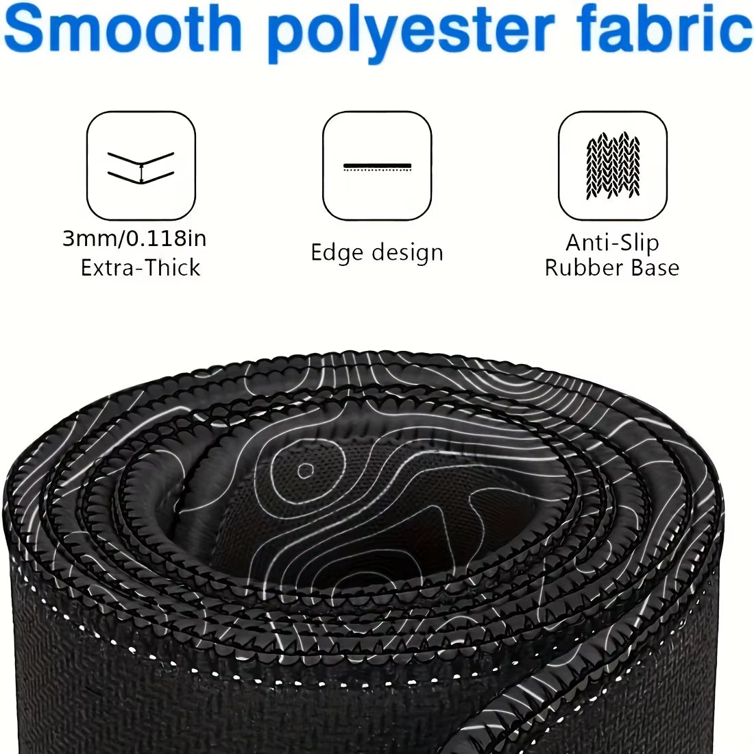 Extra-Large Gaming Mouse Pad with Stitched Edges & Non-Slip Rubber Base – Perfect for Desk Setup