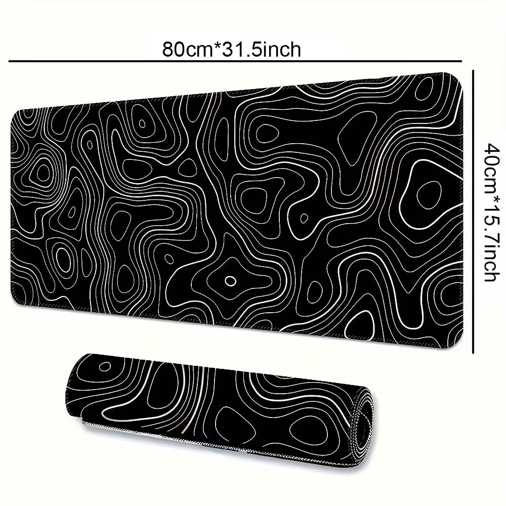 Extra-Large Gaming Mouse Pad with Stitched Edges & Non-Slip Rubber Base – Perfect for Desk Setup