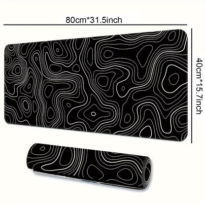 Extra-Large Gaming Mouse Pad with Stitched Edges & Non-Slip Rubber Base – Perfect for Desk Setup