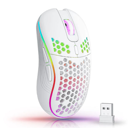 2.4G Wireless RGB Gaming Mouse – 6 Buttons, Rechargeable