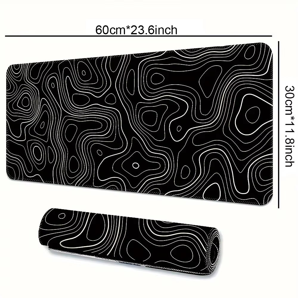 Extra-Large Gaming Mouse Pad with Stitched Edges & Non-Slip Rubber Base – Perfect for Desk Setup