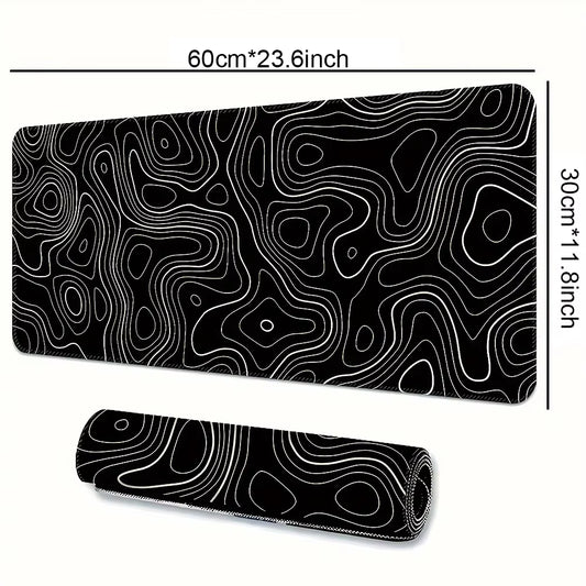 Extra-Large Gaming Mouse Pad with Stitched Edges & Non-Slip Rubber Base – Perfect for Desk Setup
