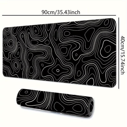 Extra-Large Gaming Mouse Pad with Stitched Edges & Non-Slip Rubber Base – Perfect for Desk Setup